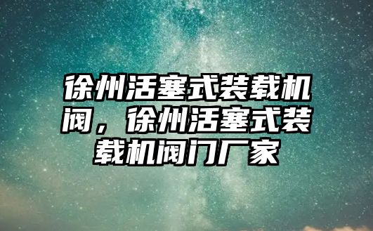 徐州活塞式裝載機閥，徐州活塞式裝載機閥門廠家